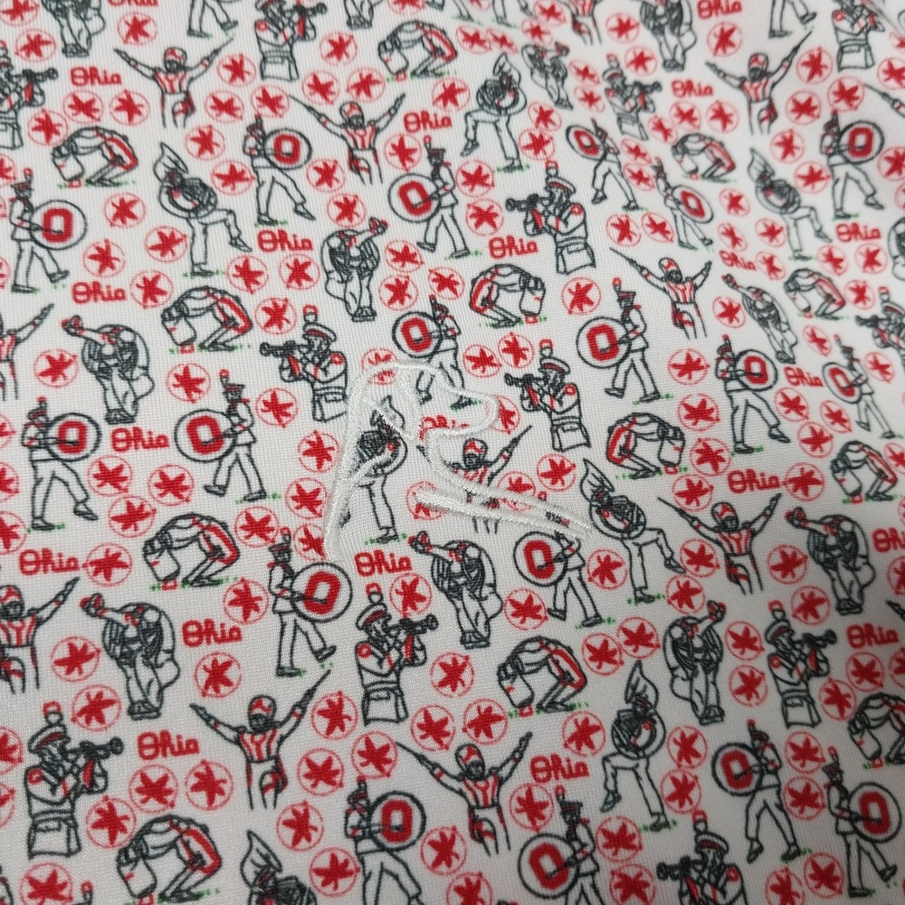 Rhoback Polo Mens XL Ohio State Gameday Band Buckeyes Performance Golf Shirt - Picture 4 of 10